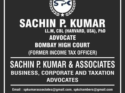 Sachin P. Kumar & Associates- Lawyer (Income Tax, ITAT, High Court,GST, ED laws, Foreign Trade ,DGFT, EPF, Contracts,TDS,TP)