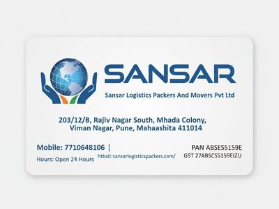 Sansar Logistics Packers And Movers Pvt Ltd